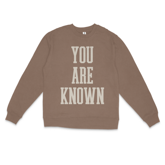 YOU ARE KNOWN | CREWNECK